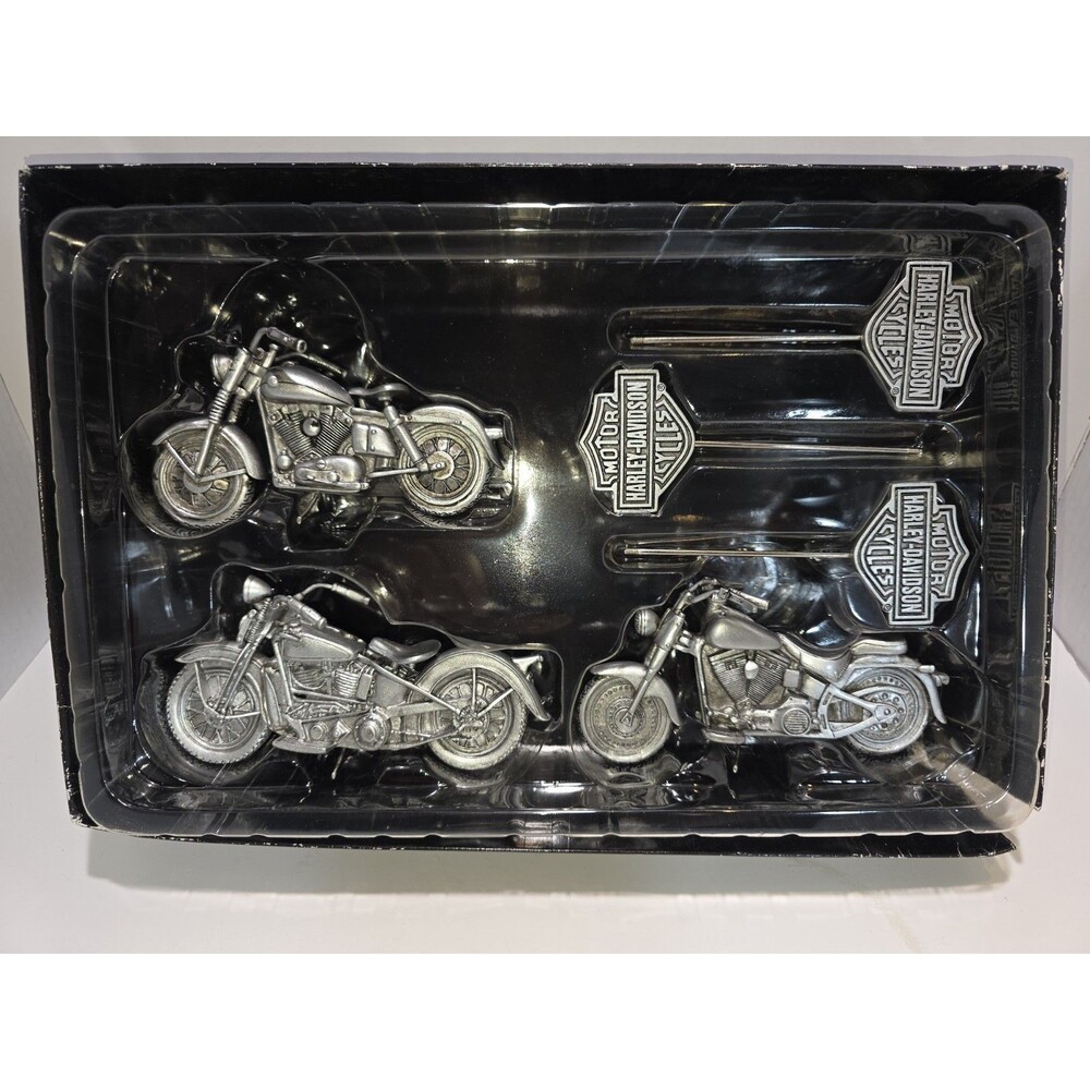 Hallmark Harley Davidson Motorcycle Photo Picture Clip Stands